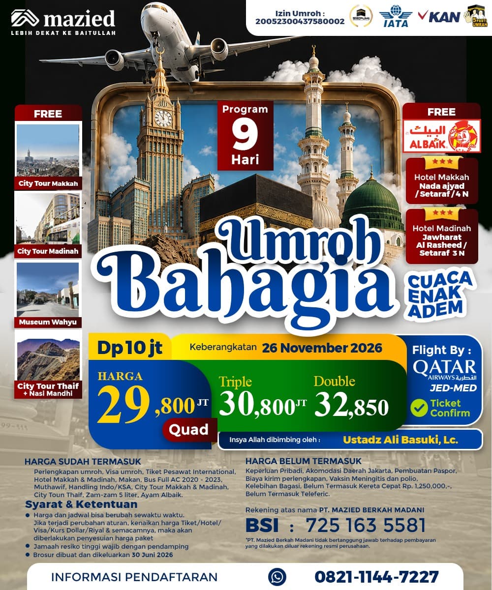 Umroh 26 Nov 2026